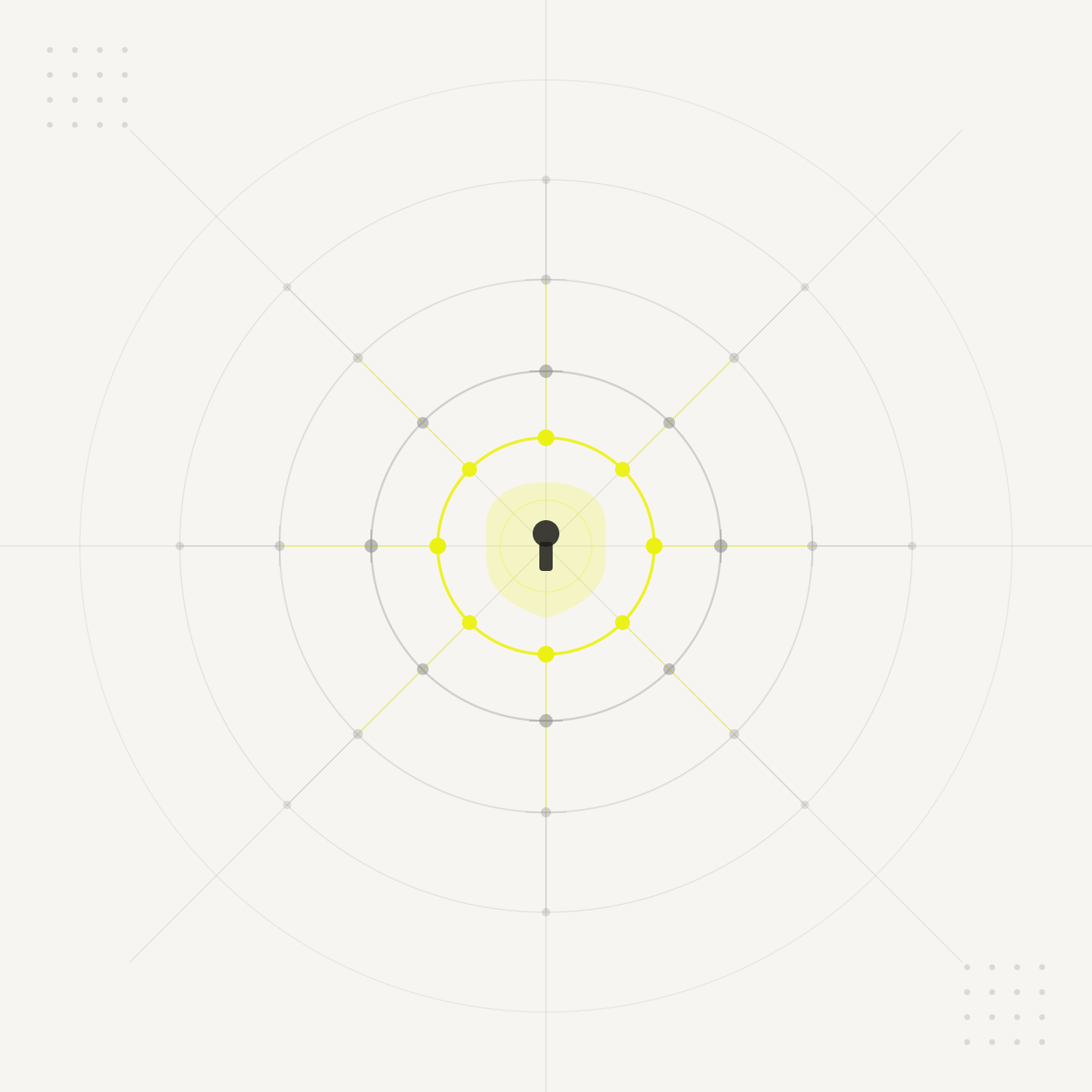 Security shield with encrypted data network visualization